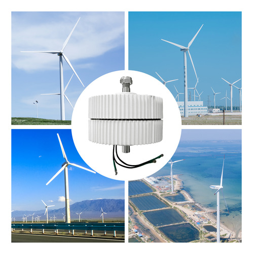 Gerador De Vento Diy 48v 500w Permanent Speed Ac Trifásico