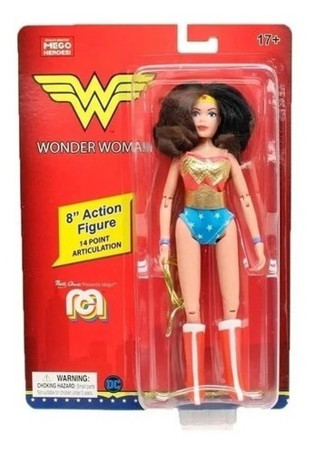 Mego Wonder Woman Dc Mujer Maravilla Muñeca Juguete Retro