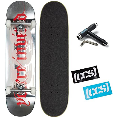 [ccs] Estás Invitado Skateboard Full Silver Foil 8.50  - Map