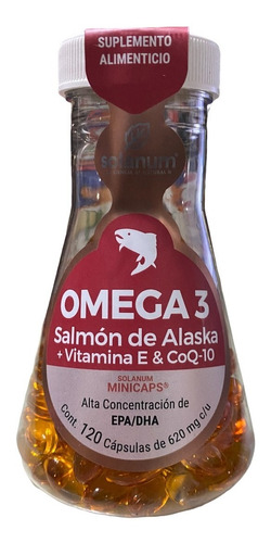 Suplemento Solanum Omega 3, 120 Cápsulas