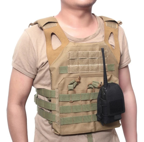 Bolsa De Soporte Para Radio Walkie Talkie Militar Molle Pouc