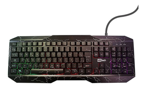 Teclado Computador Gamer Qwerty Laptop Notebook Usb Luminoso