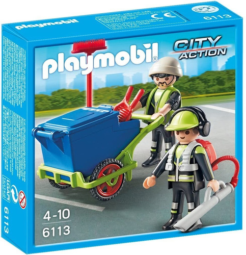 Todobloques Playmobil 6113 Equipo De Limpieza Metepec Toluca