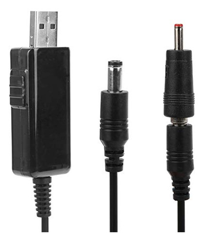 Convertidor De Voltaje Usb A 9v 12v Dc Booster Cable