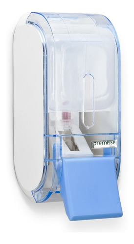 Dispenser Saboneteira Liquido Premisse Urban Compacta Azul