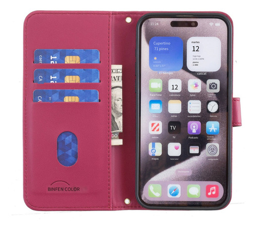 Funda Para Oppo A96 5g/reno 7z/a16 Con Tapa Tipo Cartera De Poliuretano Con Pulsera, Ranura Para Tarjetas, Funda De Teléfono A Prueba De Golpes