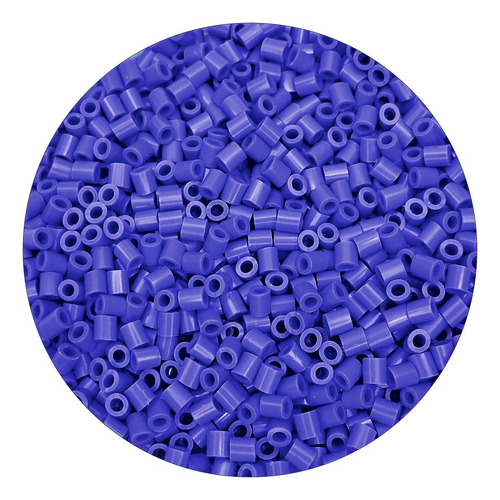 1kilo Hama Beads 5mm Color A , 18000beads Aprox Color Lapizlazuli Diámetro 5 Mm