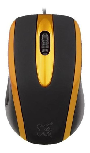 Mouse Usb Techzone 800 Dpi Preto/amarelo 6013891 - Maxprint