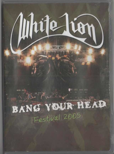 White Lion. Band Your Head. Dvd Musical Usado. Qqj. Ag Pb.