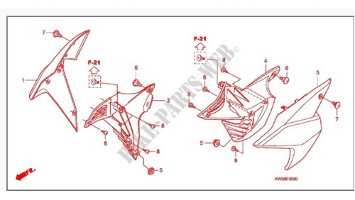 Jgo De Plasticos Para Tanque Cb1 Honda Cb110