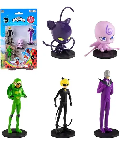 Pack 5 figuras ladybug sale