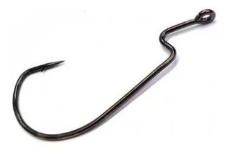 Anzol Offset Monster 3x Anzol Angulado 4/0 Com 3un