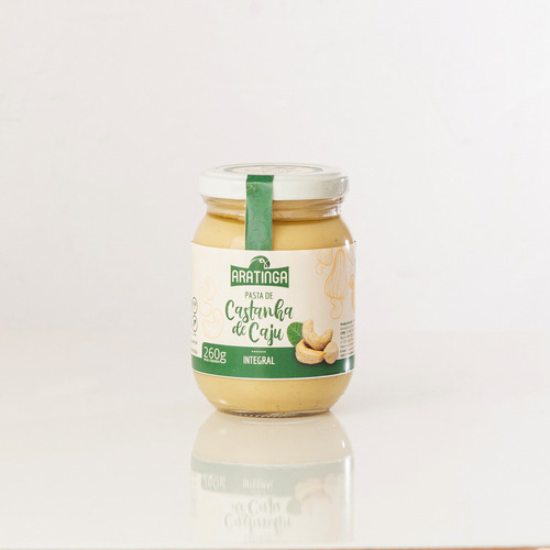 Pasta De Castanha De Caju Integral Natural Aratinga 260g
