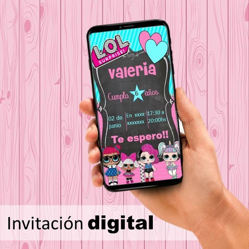 Invitación Digital Lol Surprise 