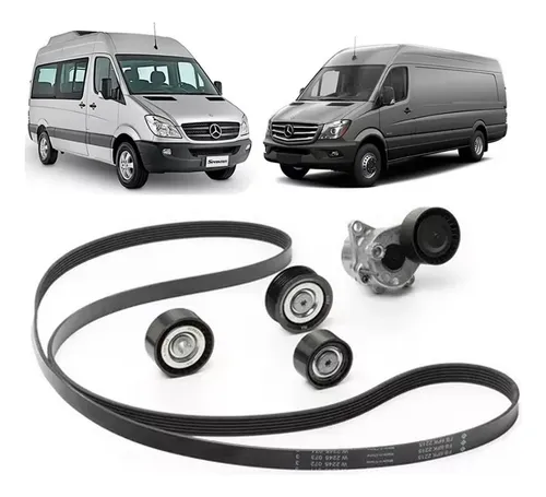 Kit Tensor - Poleas Y Correa Mb Sprinter 415/515 Completo