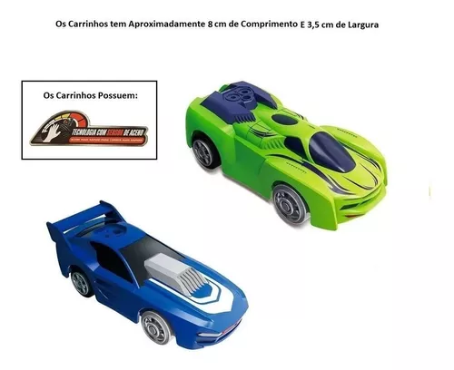 Brinquedo Pista Hot Wheels Carrinho com Sensor Loop Triplo - Fun