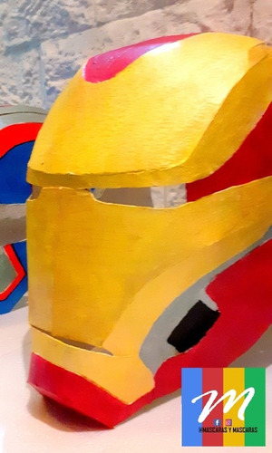 2 Máscaras Niño Ironman 50 + Iron Patriot Películas