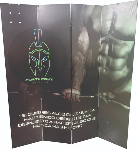 Biombo Divisor De Ambientes 180x40cm Doble Faz Precio/hoja Biombo 4