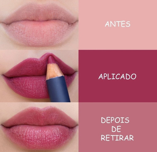Imagem 2 de 2 de Bt Maxlip Magenta Bruna Tavares - Batom Lápis