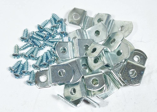 1/4 Canvas Offset Clips Extra Heavy Duty With Screws 20 Pack