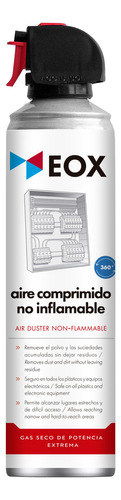 Aire Comprimido No Inflamable Air Duster Eox 283 Gramos