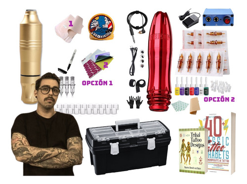 Kit Maquina Tatuar Tatuaje Tattoo Ofertazo