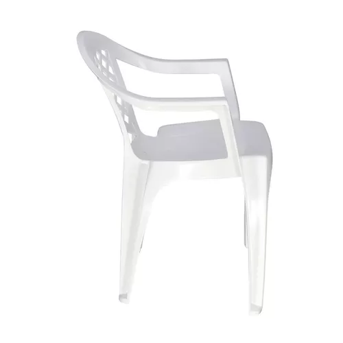 Conjunto de Mesa e Cadeiras Tramontina Tambaú Iguape - Branco