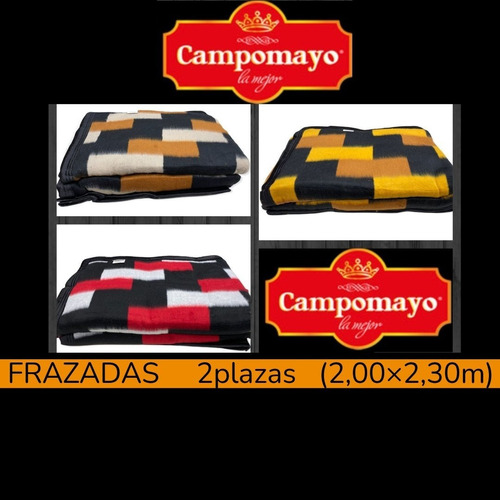 Frazada Campomayo 2 Plazas 2,00 X 2,30