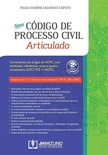 Libro Novo Código De Processo Civil Articulado De Caputo Sal