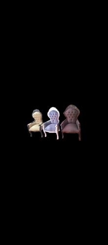 2 Sitiales, Silla De Candy Bar, Poltrona, Normando, Sitial