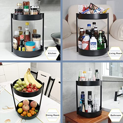 Organizador Giratorio De 2 Niveles 360° Lazy Susan, Soporte