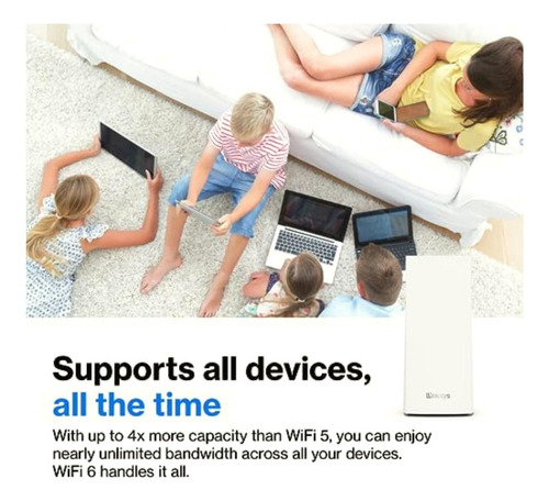 Linksys Mx5503 Atlas Wifi 6 Router Home Wifi Mesh System,