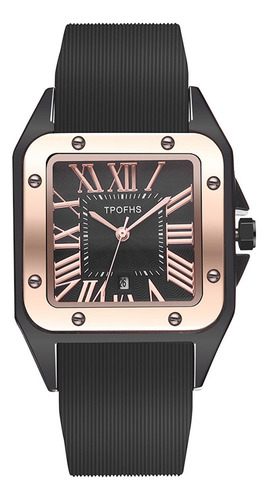 Shaoke Reloj De Piel Sintética Con Escala De Números