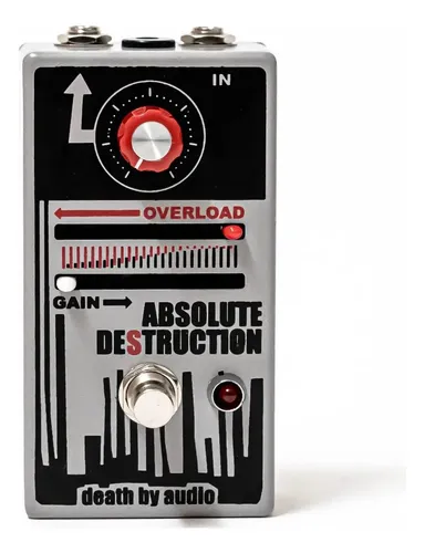 ギター death by audio Absolute Destruction Pedal Absolute Destruction Death By Audio Fuzz Novo | MercadoLivre