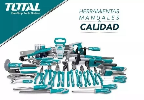 Imagen 6 de 6 de Taladro Percutor 13mm Total 650w + Maletin + Kit 101 Piezas