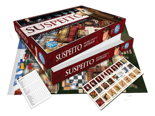 Jogo Suspeito Detetive Descubra Os Mistérios 2 A 6 Jogadores