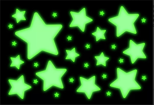 Imagen 2 de 6 de Dinosaurios Bebes Vinil Fluorescente Brillan En Obscuridad 8