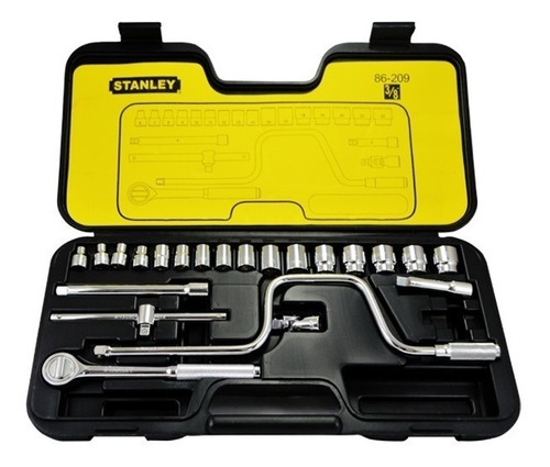 Juego De Copas Ct 3/8  De 6mm-22mm 23pz Stanley 86-209