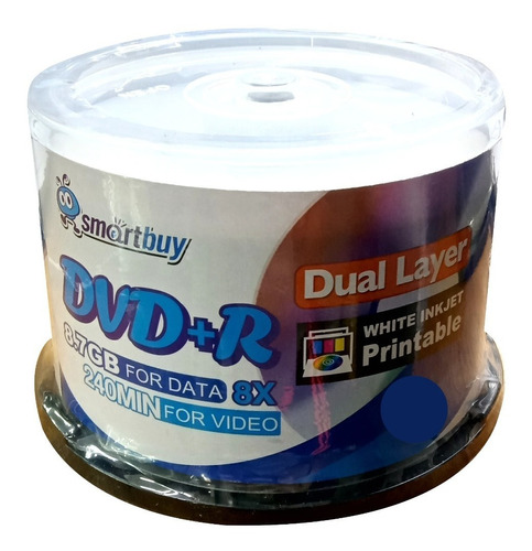 Dvd+r Dl 8.7gb Smartbuy X5 U/
