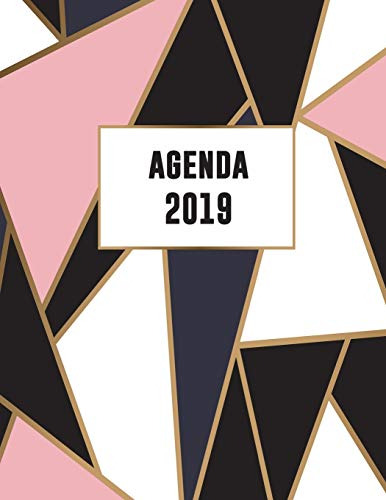 Agenda 2019: Semana Vista | Oro Rosa Negro | Organizador Dia