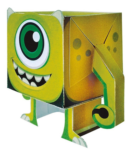 Monsters Inc, Armi Toys Kit 4 Piezas Muñecos Armables Cubes