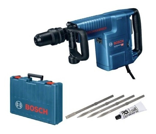 Martillo Demoledor Bosch Sds Max 1500w+4 Cinceles 06113168g0