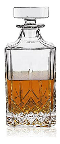 Dispensador De Vidrio  Decanter Para Whisky, Bourbon, Tequil