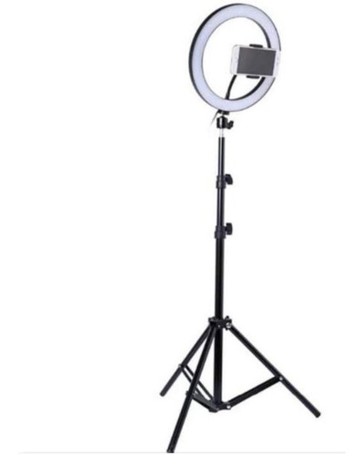 Aro De Luz Selfie Led Regulable 30cm + Trípode Tiktok 220v