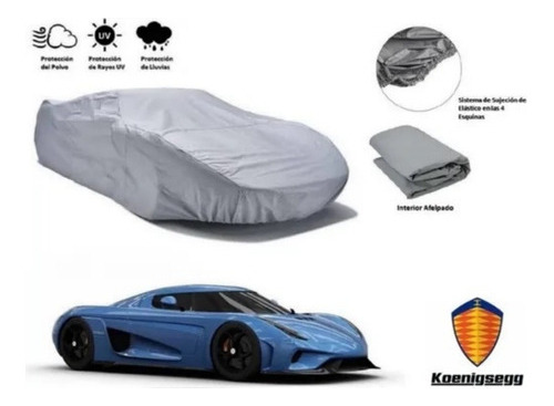 Lona C Broche Cubreauto Afelpada Koenigsegg Regera 2019