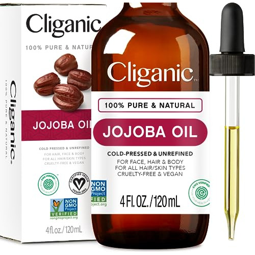 Cliganic Non-gmo Aceite De Jojoba Para La Piel, El W5rvg