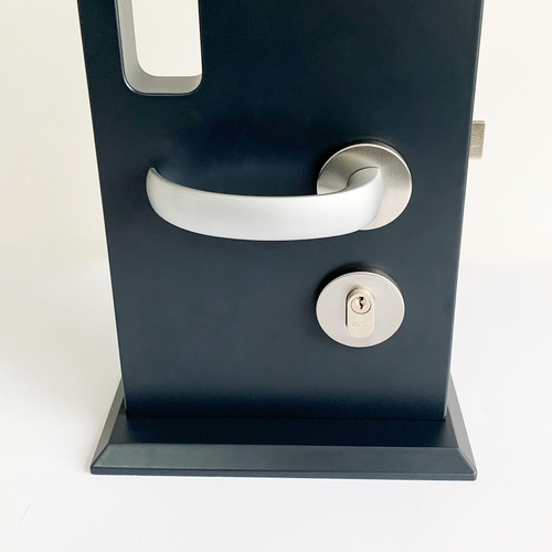 Fechadura De Porta Externa Interna Acetinada 55mm Pisa Abnt Cor Acetinado
