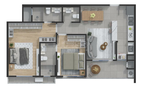 Imagem 12 de 15 de Apartamento 2 Suites No Quest Residence - 4650