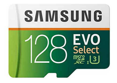 Tarjeta De Memoria Samsung Evo Select 128gb Microsdxc Uhs-i 