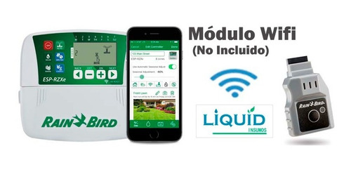 Imagen 3 de 8 de Programador Esp-rzxe 8 Zonas Wifi - Rainbird - Sin Modulo